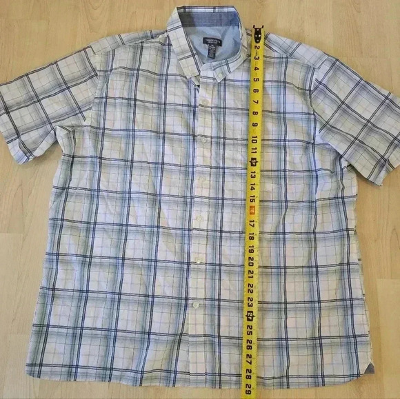 Van heusen never tuck button down shirt size XXL - Picture 4 of 7
